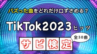 サビメドレー2023年にTiktokでバズった曲をどれだけ口ずさめる