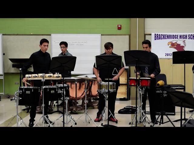 Brackenridge HS Percussion Ensemble- Synergy by Chris Crockarell