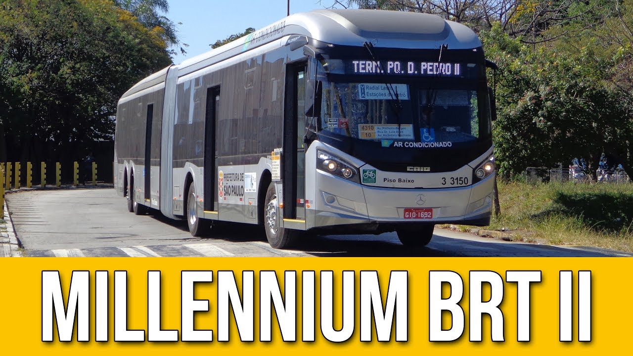 Millennium BRT I O500UDA padrão São Paulo - Superarticulado 23m