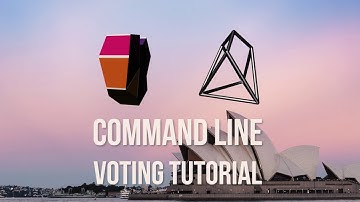 EOS Command Line Voting Tutorial