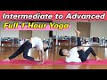 Full 1 Hour Yoga Intermediate to Advanced level - Backbend Pose - Twisting Pose - Splits | Yograja