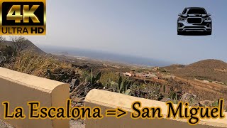 TENERIFE |  From La Escalona to San Miguel de Abona 🌞 July 2021 | Driving Tour [4K]