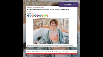 Sussex newspaper Columnist Announcement