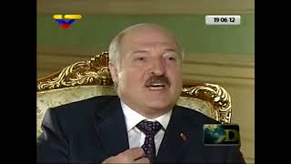 ЛЫТИН МИХАИЛ ИВАНОВИЧ 19 июня 2012 года. Вальтер Мартинес интервьюирует Александра Лукашенко.