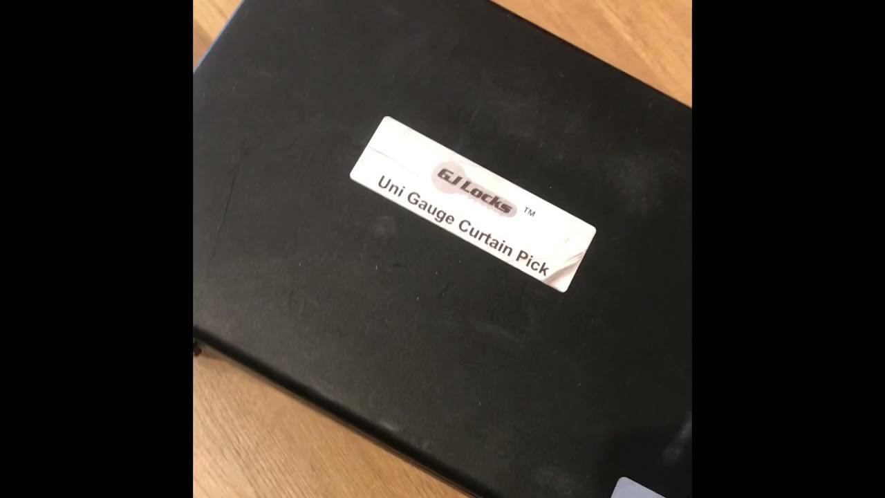 Quick review of the GJ Locks multigauge mortice pick YouTube