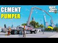 Working A Million Dollar Concrete Pumper In GTA 5 Liberty City