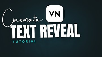 How to Make Cinematic Text Reveal in VN Video Editor | Pro Name Reveal Tutorial