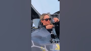 Most Beautiful F-16 Lady Female Aviator Fighter Pilot