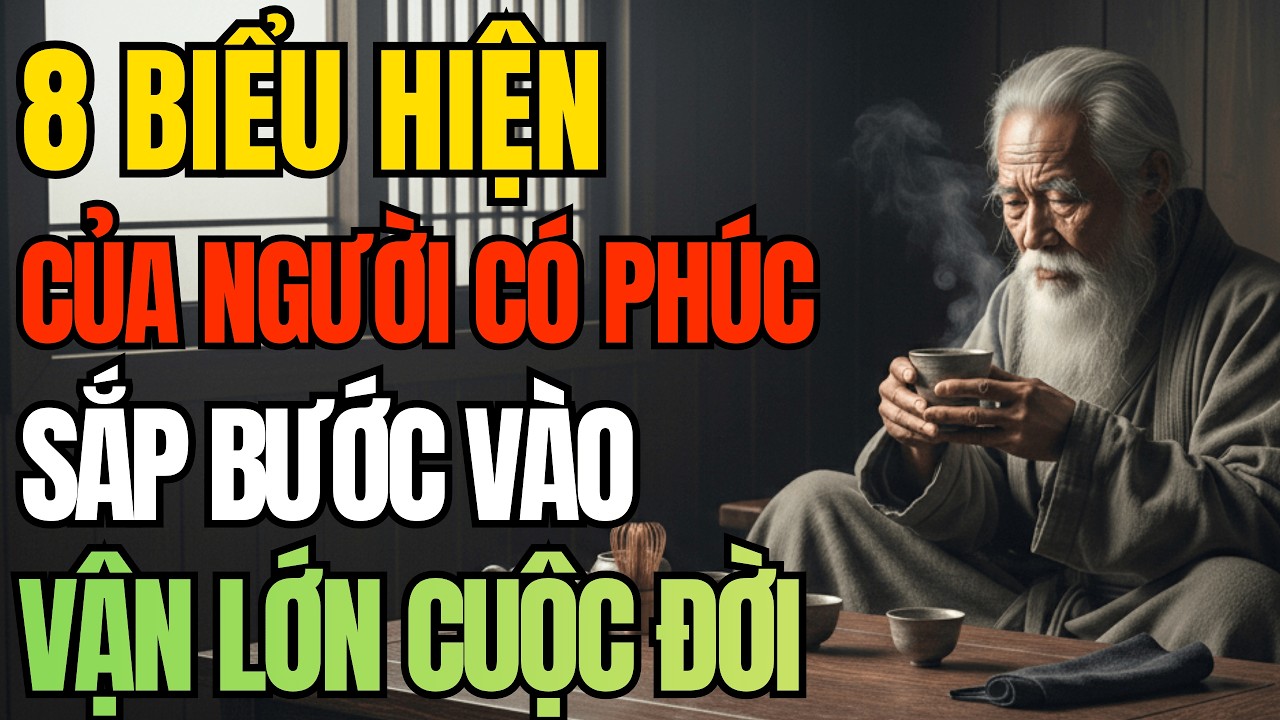 Cổ Nhân Dạy: 8 Biểu Hiện Của Người Có Phúc, Sắp Bước Vào Vận Lớn Cuộc Đời | Triết Lý Cuộc Sống