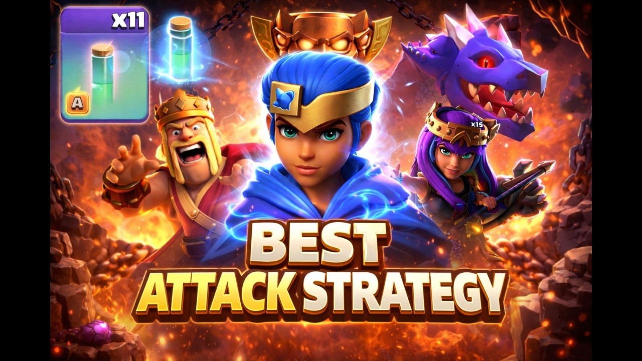 💯Best troop for th13,14,15,16,17 in war ⚔️ or rank mode