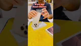 Unboxing 16 pro max desert titanium #16promax #appleiphone #unboxingiphone #explorepage #viral