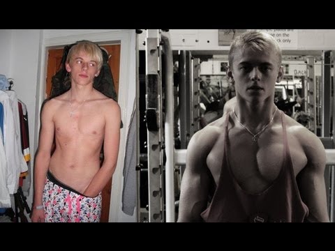 before and after the gym