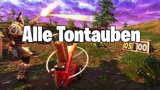 Fortnite: Tontauben Schießen - Alle Fundorte (S5W3) [German/Deutsch] [HD]