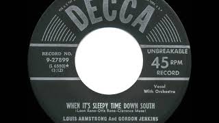 1951 Louis Armstrong - When It’s Sleepy Time Down South (Decca version)