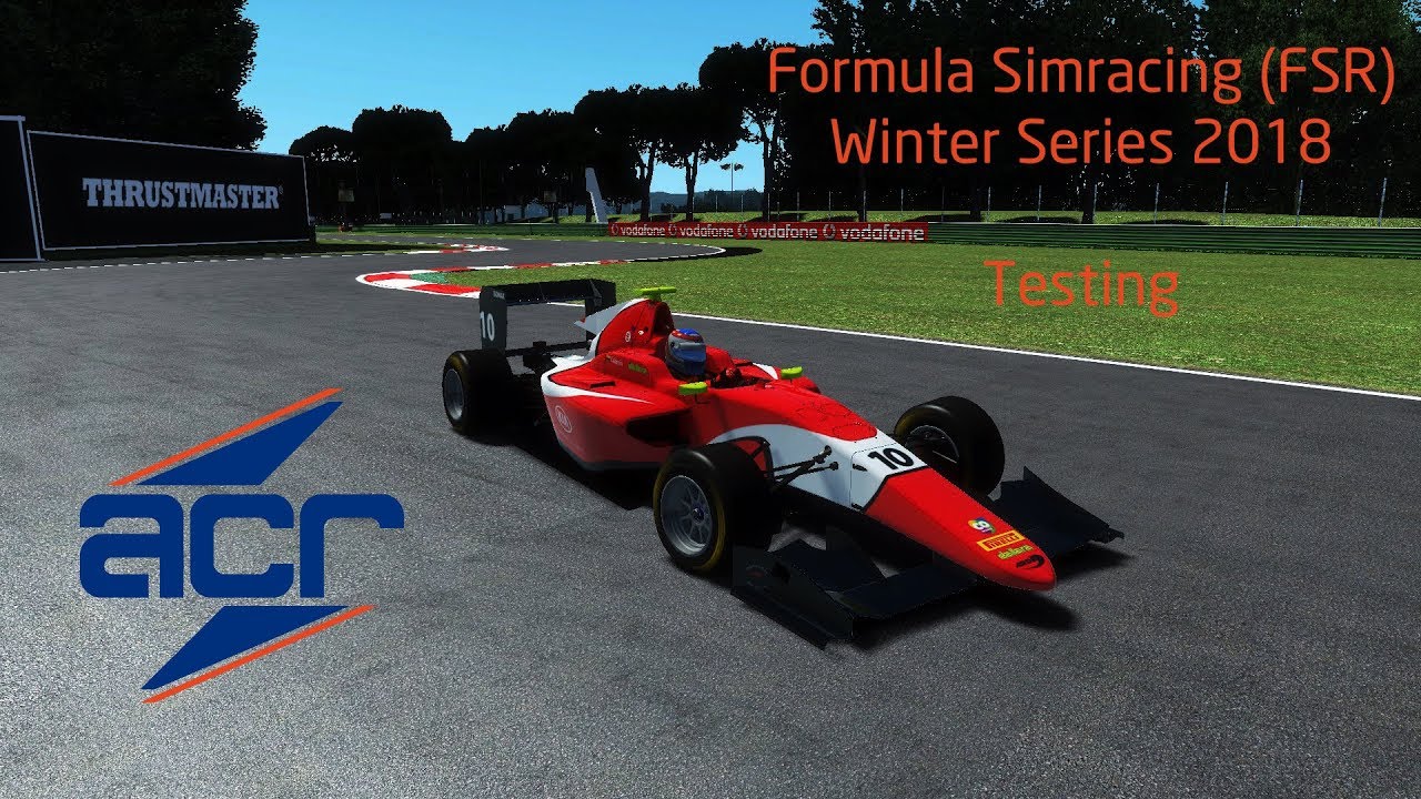 fsresizer rFactor 2 Formula SimRacing FSR Winter Series 2018 GP3 Mod First try First Test around Imola