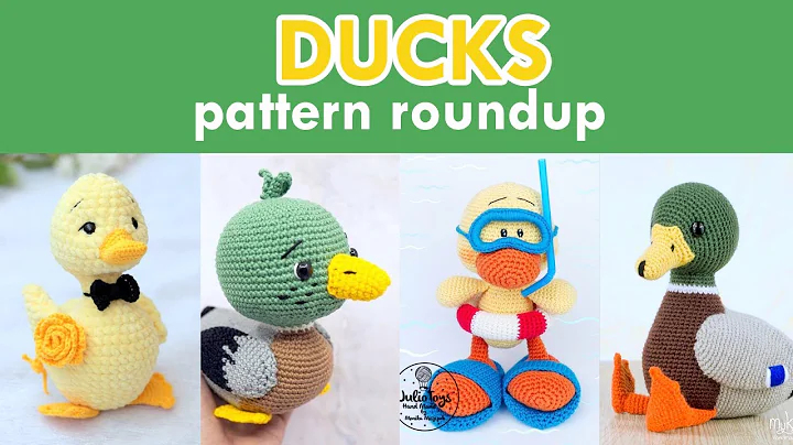 Adorable Duck Amigurumi Crochet Patterns!