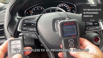 ATPSTOGO EZK-911 Honda Key Programmer for 2021 Honda Accord, add a new smart key via OBD Port