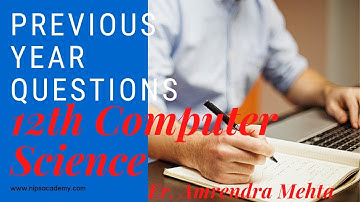 #ComputerScience|| Computer Science 12th 2021 Questions