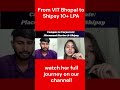 Shipsy Hiring Process &amp; Interview Tips! VIT Bhopal to Shipsy #CampusToCorporate #logicnlearn