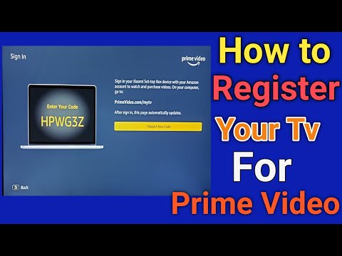 How to login prime video on smart Tv - Prime Video on Smart TV | How to register prime video on tv
