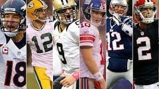 Top 10 NFL Quarterbacks 2013 Season