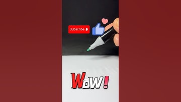 Marker and Paper 🧐😲 MACRO SHORTS CLOSE UP ASMR #asmr #shorts #closeup