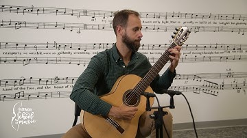 First Exercise on the E String - Johann Kaspar Mertz (performed by James Lowe, guitar)