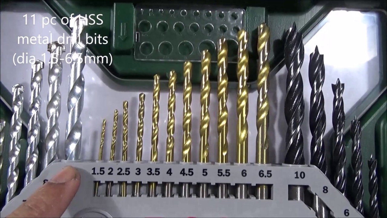 Bosch X50Ti 50 Piece Drill Bit Set - Youtube