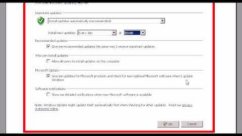 How To Configure Windows xp Automatic Updates Feature