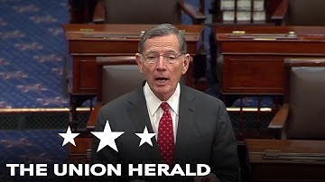 Senator Barrasso houdt toespraak op de 29e dag van de overheidssluiting