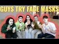 ROOMMATES TRY PAINFUL FACE MASKS! (HILARIOUS REACTION)