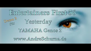 Entertainers First 56 &quot;Augenblicke&quot; Demo Yesterday The Beatles YAMAHA Genos2 www.AndreSchurna.de