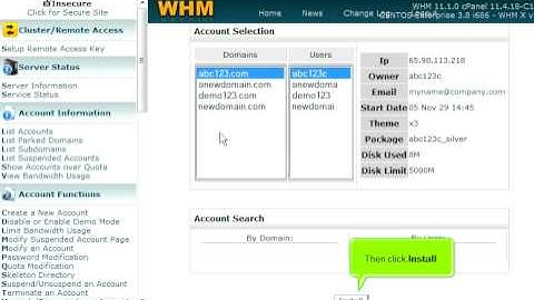 Managing FrontPage extensions in WHM