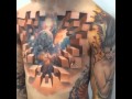 3d space tattoo by jesse rix
