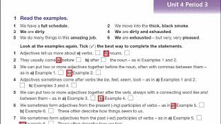 شرح منهاج الصف العاشر اللغة الإنجليزية Unit 4, Period 3