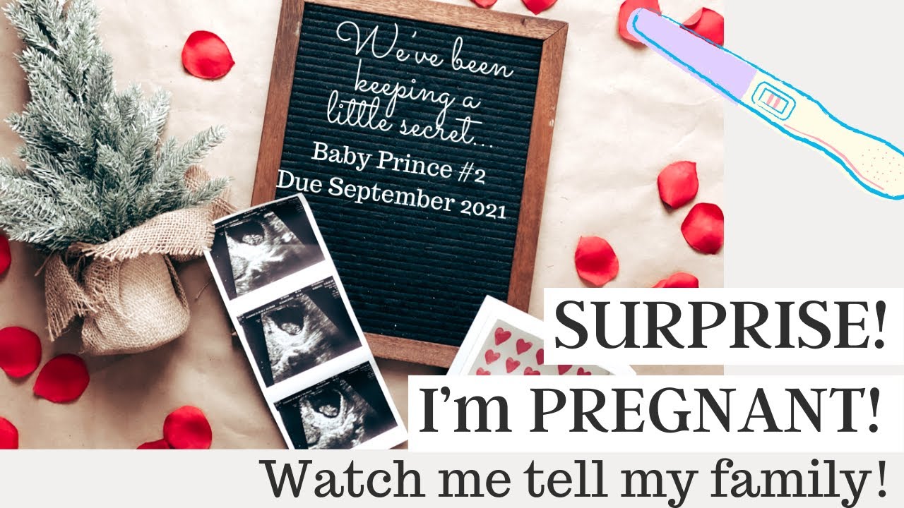 Surprise! WE’RE pregnant! | Telling Our Family We’re Pregnant 2021