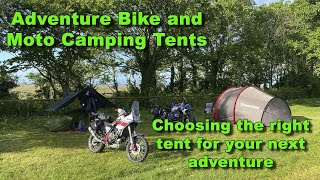 Adventure Bike and Moto Camping Tents  Choosing the right tent for your next adventure
