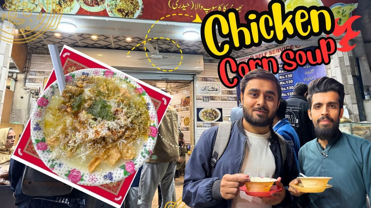 FAMOUS AL HUSSAINI CHICKEN CORN SOUP (HYDRI) 😋