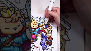 🤴 Prince's Triumphant Return | Cozy Kingdom Coloring Book by Jade Summer