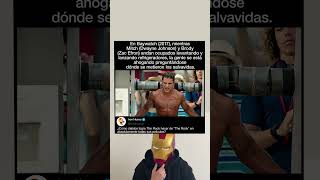 Baywatch (2017) – Mitch y Brody levantando refri mientras la gente se ahoga