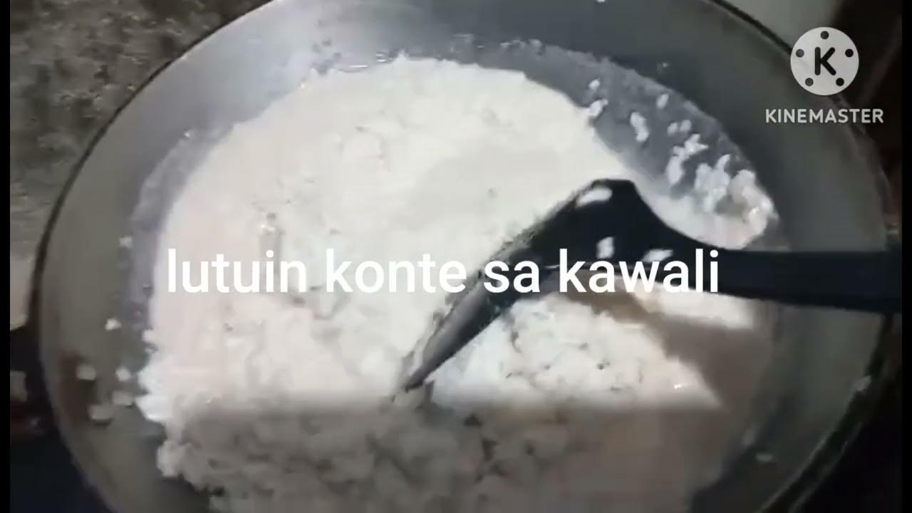 HOW TO COOK INANGIT RICE MALAGKITGATANG NIYOG YouTube