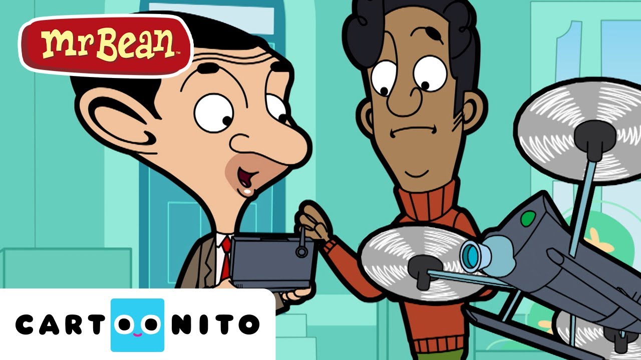 Ondeugend met een drone | Mr. Bean | Cartoonito