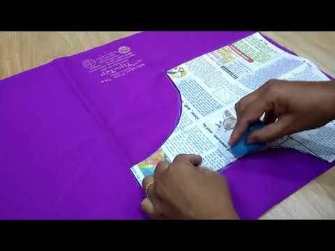 princess blouse cutting step by step