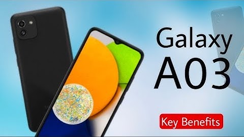 Samsung Galaxy A03 Key benefits in English- [48MP dual camera I 5000 mAh Battery]