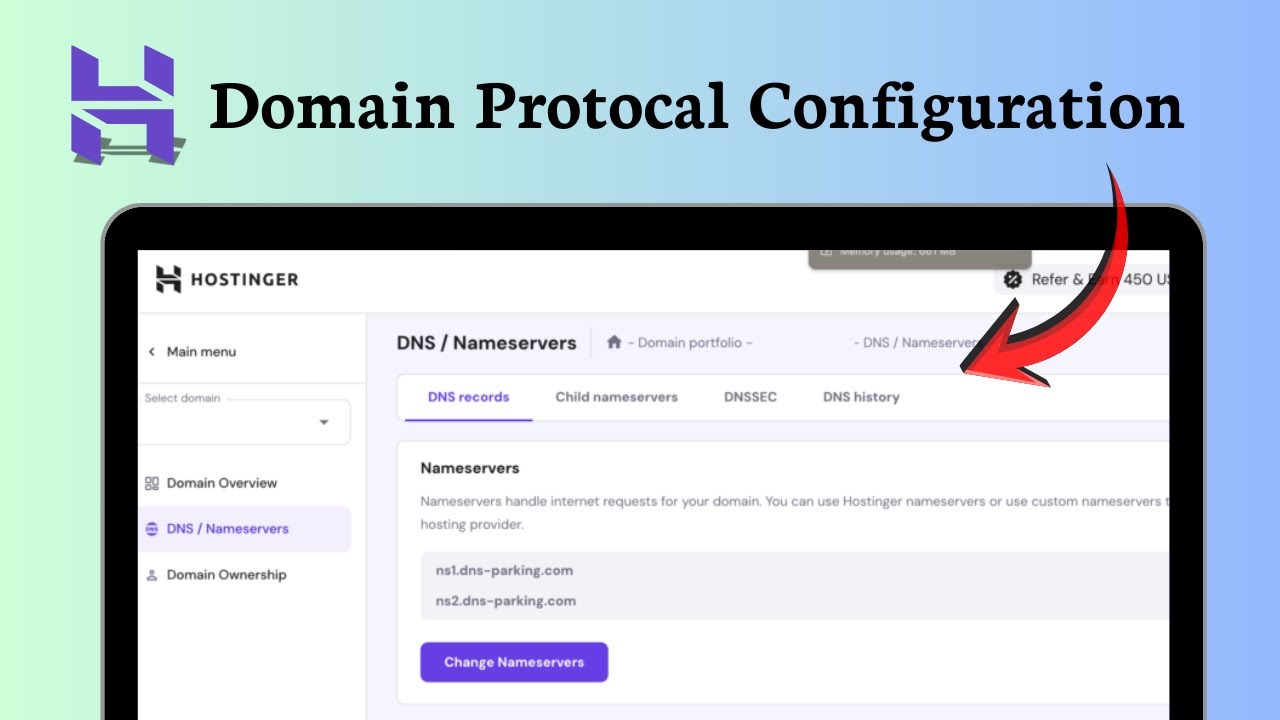 How to add your DNS entries in Hostinger (Server Provisioning) - YouTube