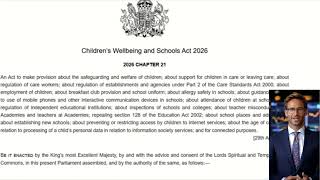 Children not in School Register -  Children's Wellbeing and School's Act 2026