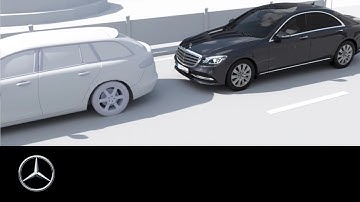 Mercedes-Benz S-Class 2017: Active Brake Assist with pedestrian detection