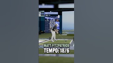 Matt Fitzpatrick’s golf swing tempo at his first TGL match! #golf