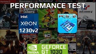(PCSX2) GT 1030 + Xeon 1230v2 | Test in 10 Games | 1080p