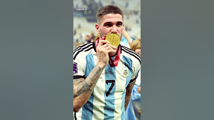 ¿Sabías que? Rodrigo De Paul